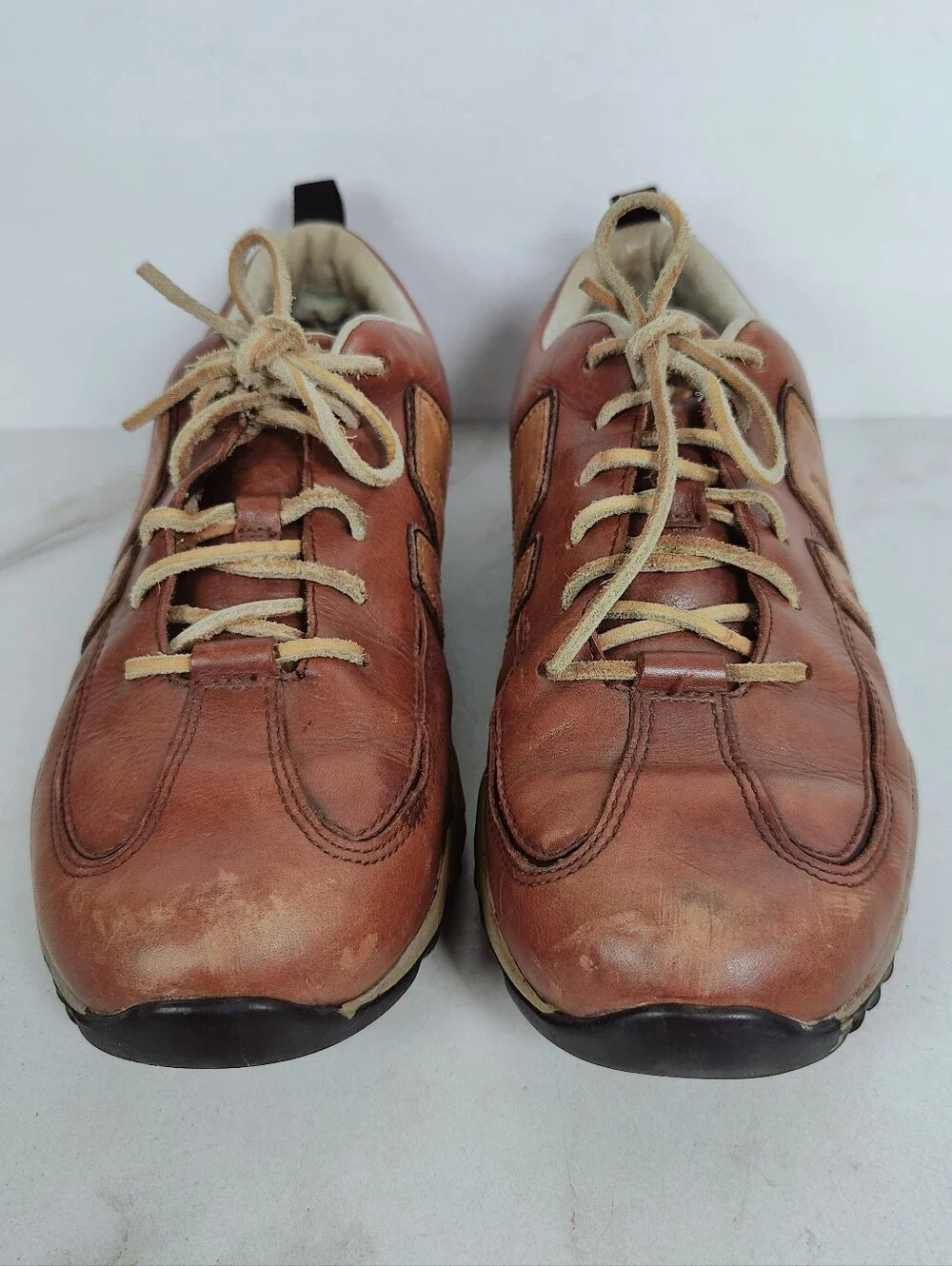 Merrell Men's Downforce Tan Brown Leather Sneakers, Sz 8